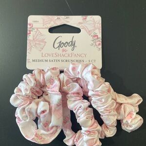 Goody x LoveShackFancy skinny satin scrunches 5 count